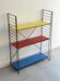 Early free standing Tomado bookshelves / shelving cabinet designed by D. De