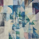 Robert delaunay: window on the city - original stencil