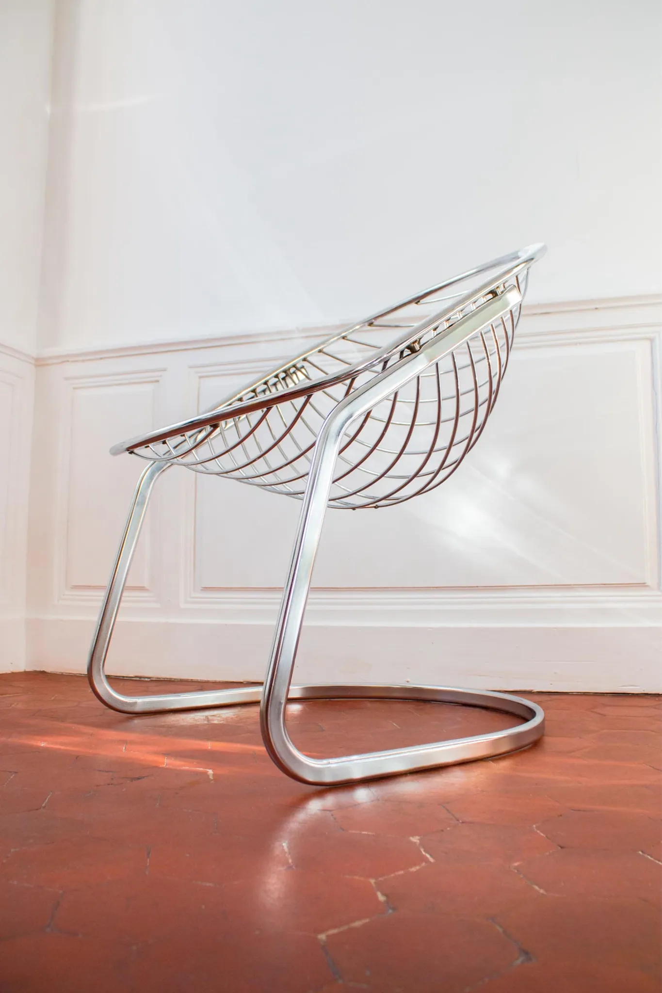 Egg chair by Gastone Rinaldi, vintage 1970s chair.