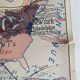 Vintage school map double-sided "South America / North America"