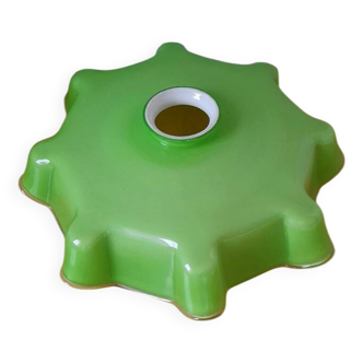 Abat jour en opaline verte ,1930.