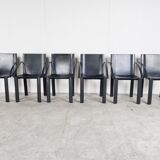 Carlo Bartoli dining chairs for Matteo Grassi, set of 6 - 1980s