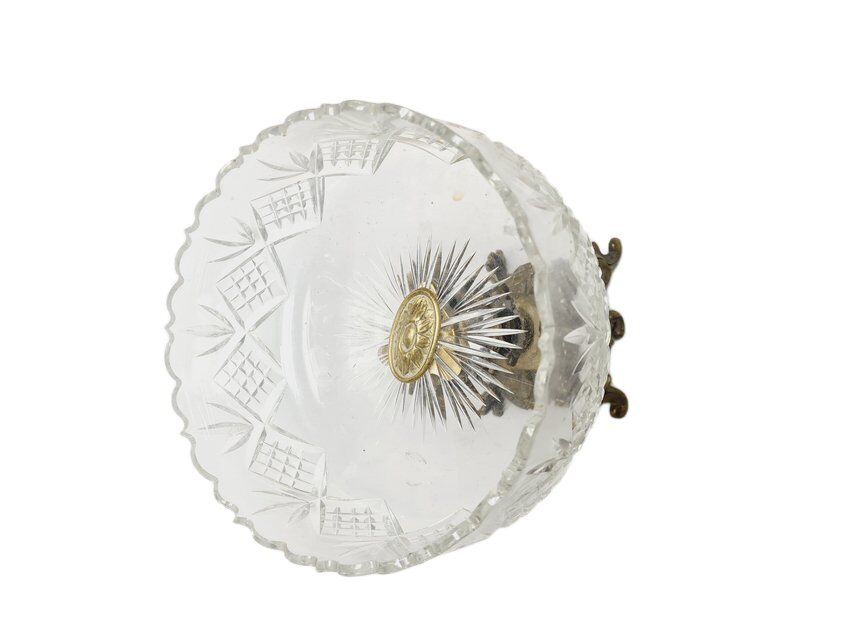 Rococo bronze bowl on stand, France, 1890s