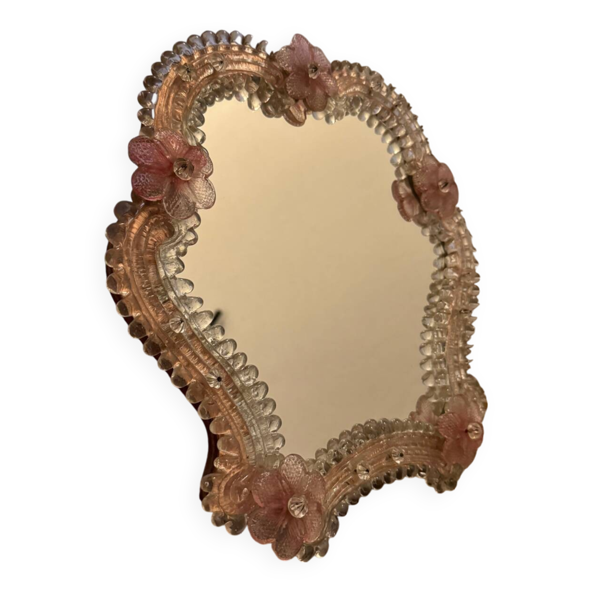 Murano glass mirror from the 60s