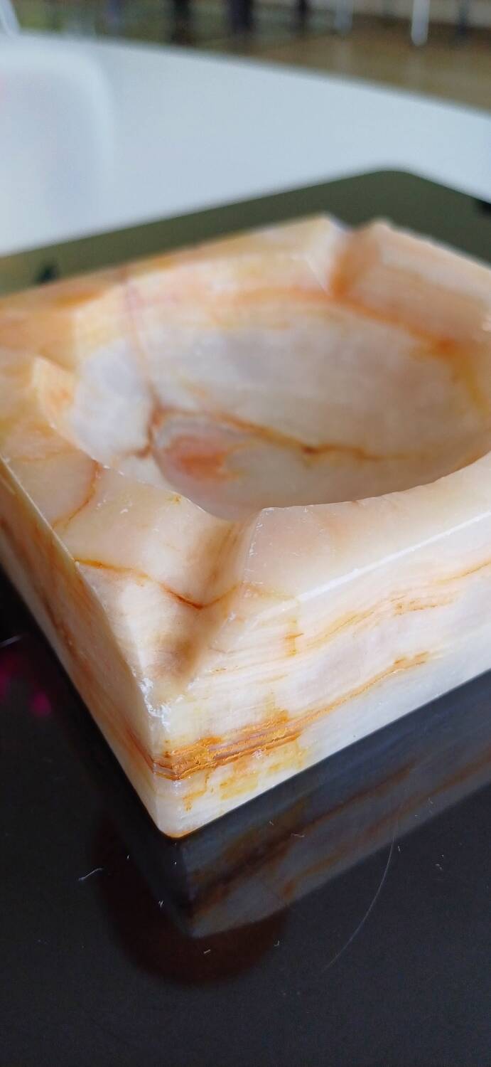Alabaster ashtray