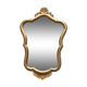 Gilded wooden mirror 70 cm
