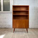 Scandinavian teak bookcase, 60s
