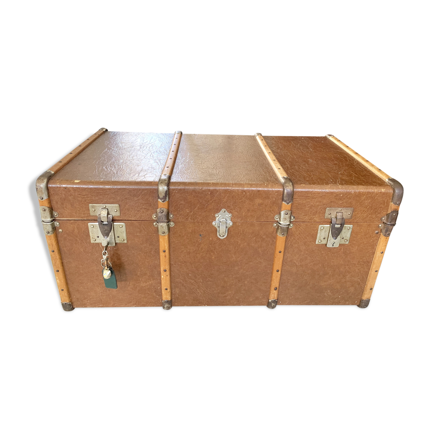 Old  vintage travel trunk