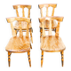 Lot de 4 Chaises Bistrot Baumann Vintage
