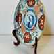 Imari porcelain plate from Japan, 19th century, hand-painted decoration.