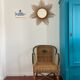 Fauteuil en osier vintage
