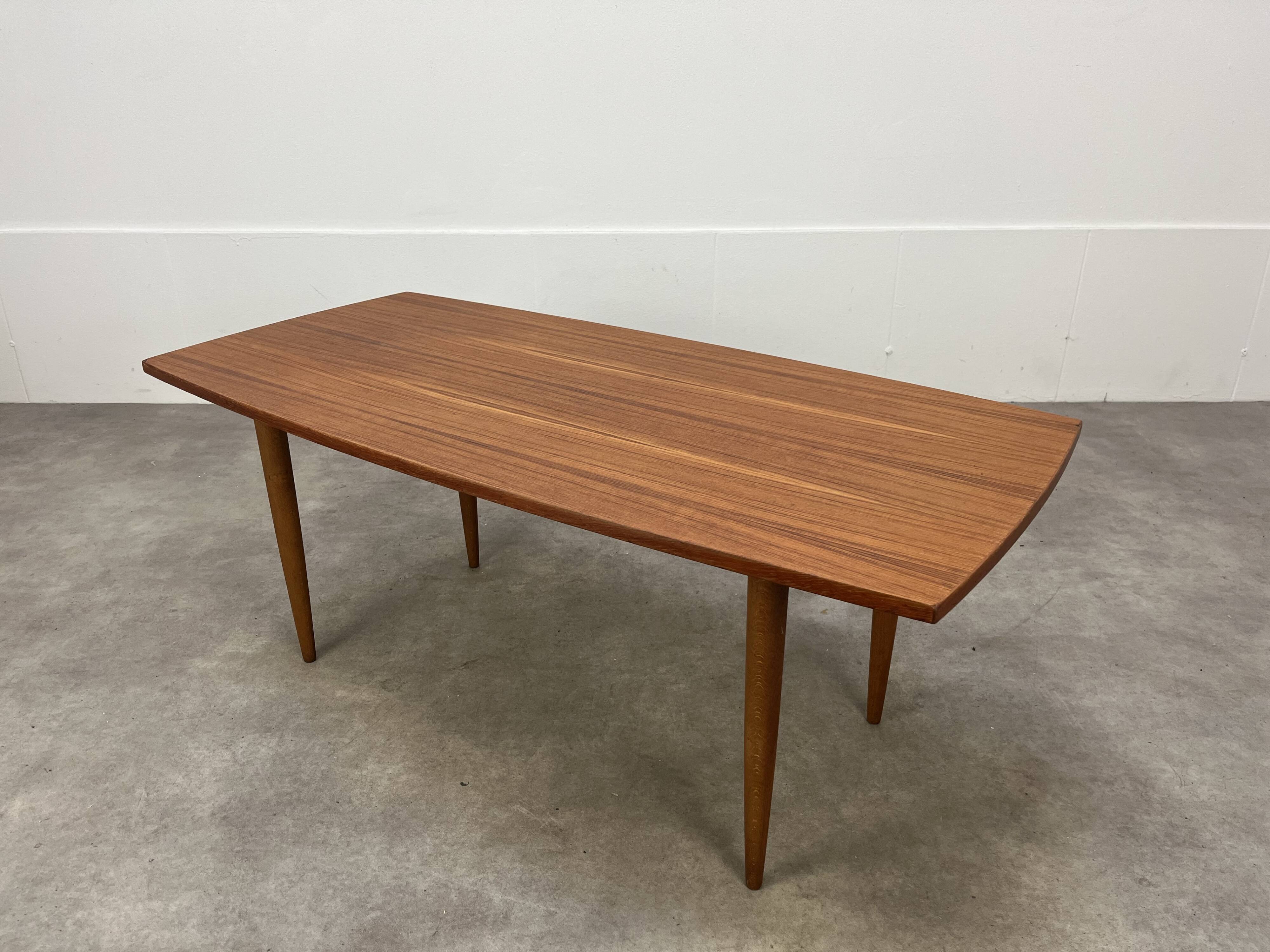 Scandinavian teak coffee table, 1960s