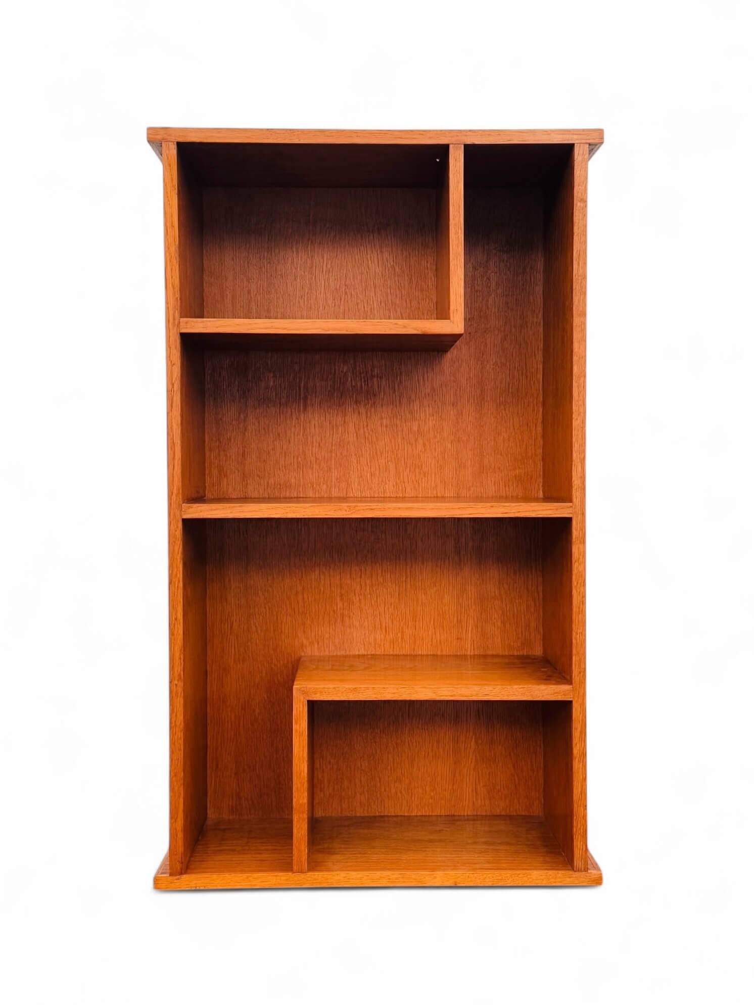 Two vintage asymmetrical storage units