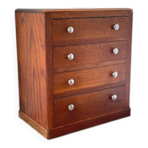 Commode art déco chene massif
