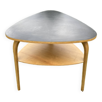 Steiner bow wood tripod coffee table