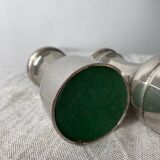 Silver-plated salt and pepper shakers