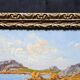 Post-Impressionist painting by Louis VALLET, oil on cardboard, Norman seascape.