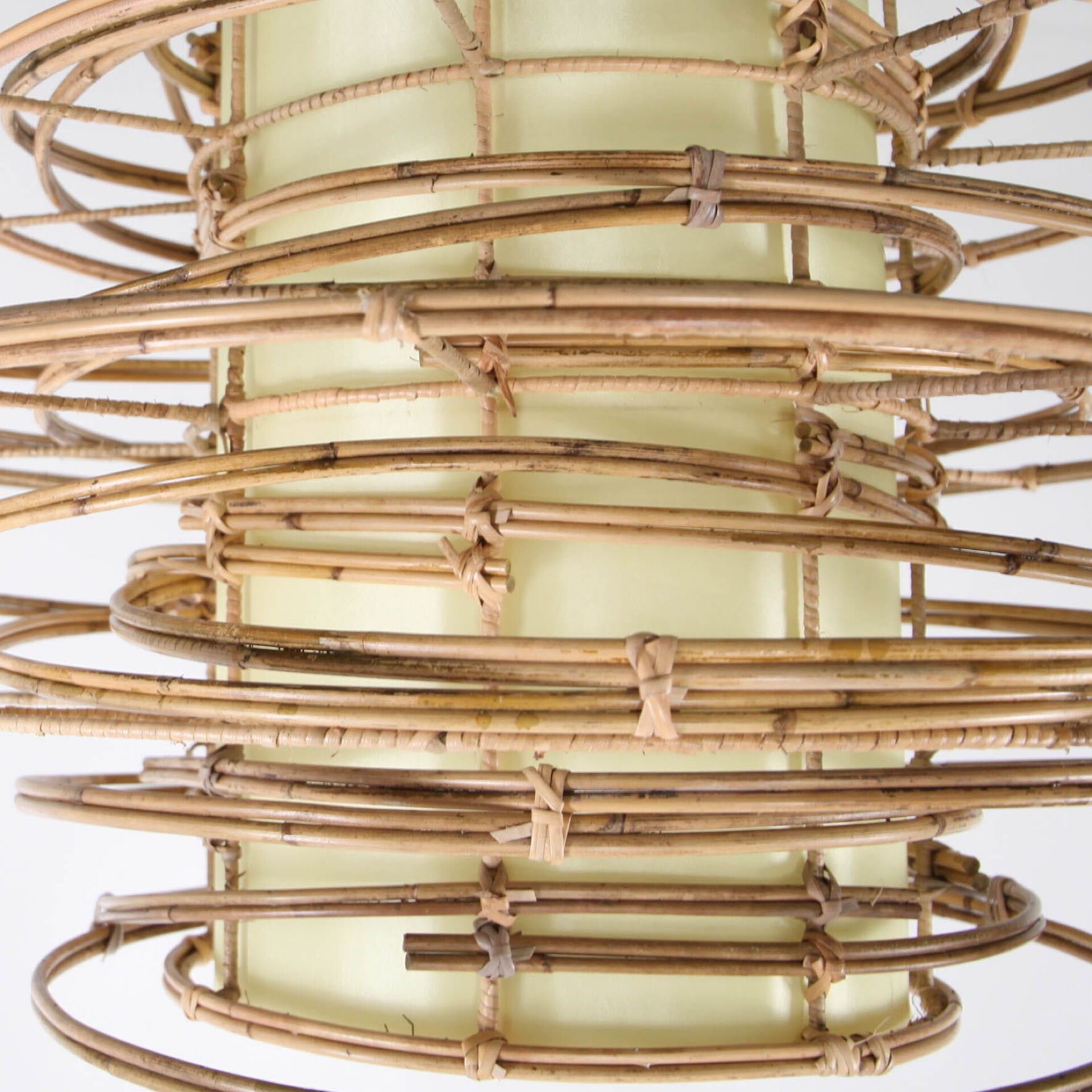 Rattan and fabric suspension