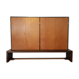 Meuble de salon en palissandre et sycomore 1950