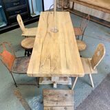 Farm table foot oak monastery 1930