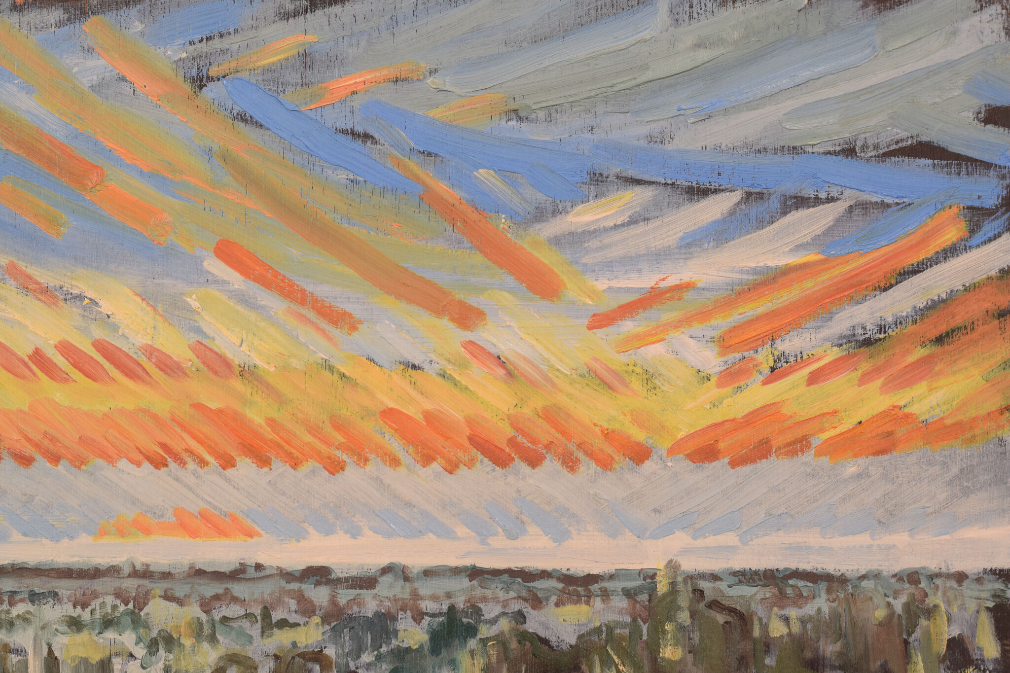 Richmond Terrace, December Sunset