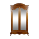 Louis XV wardrobe in walnut with blond patina circa 1880-1900
