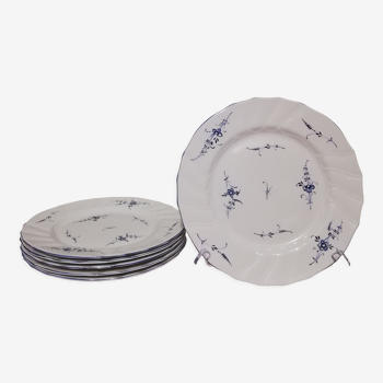 6 flat plates Villeroy and Boch décor "old Luxembourg"