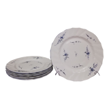 6 flat plates Villeroy and Boch décor "old Luxembourg"
