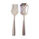 Pair of silver metal cutlery in the early 20th century