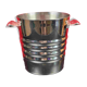 Ice Bucket, Champagne Bucket, Wine Bucket, 80s Vintage Stainless Steel 20 cm