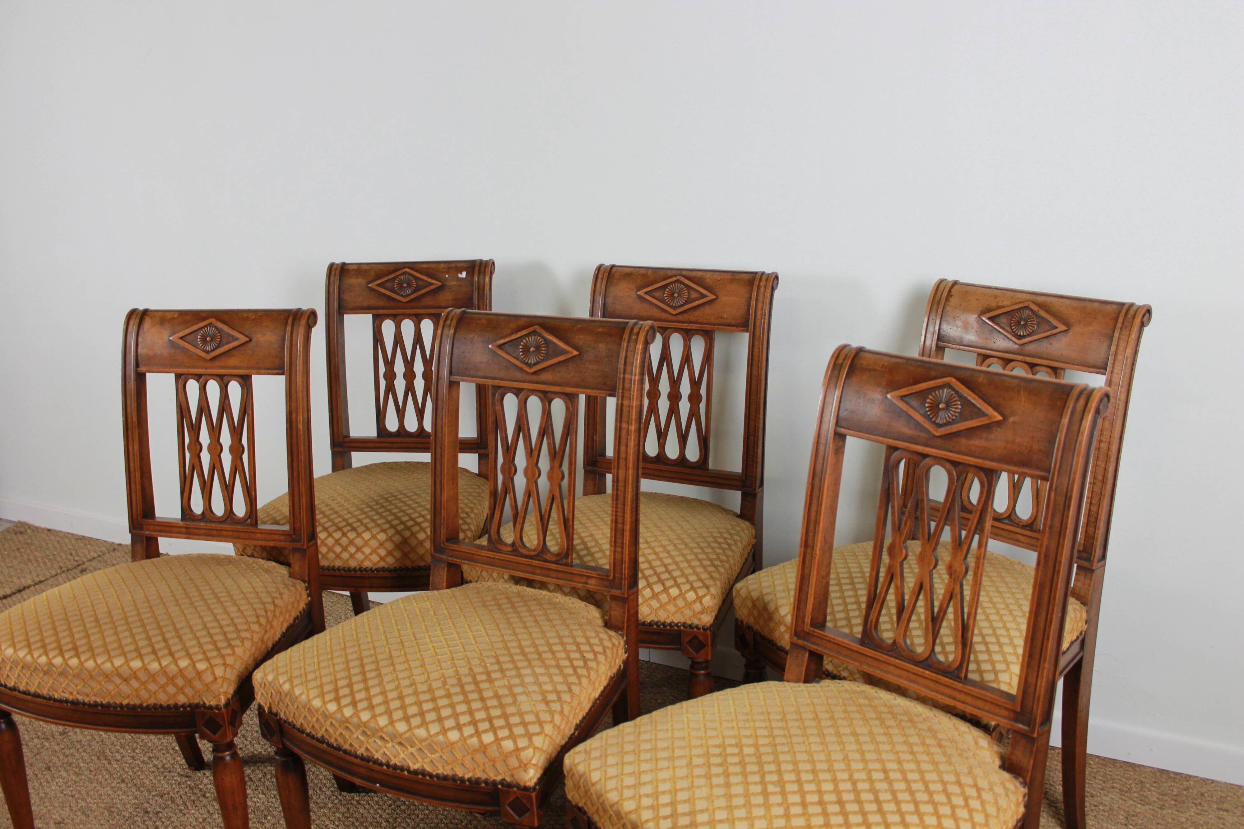 Directoire style chairs