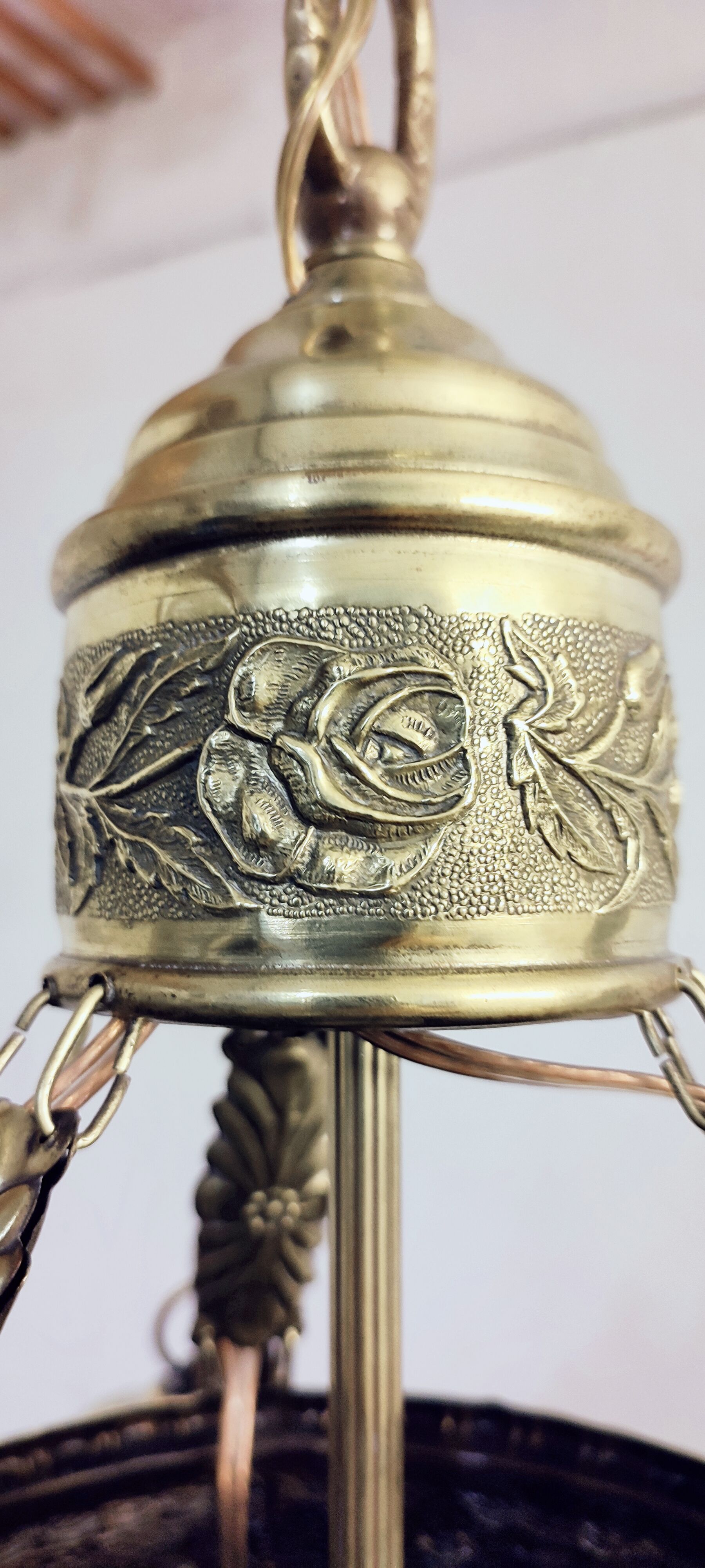 Ceiling lamp of Catalan Modernism. Barcelona Spain,1930s.