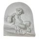 Bas-relief plaster sculpture "Faun"