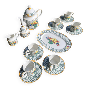 Service à café Villeroy et Boch, série Basket