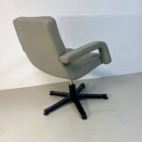 Visitor armchair international furniture leather Gray 2000