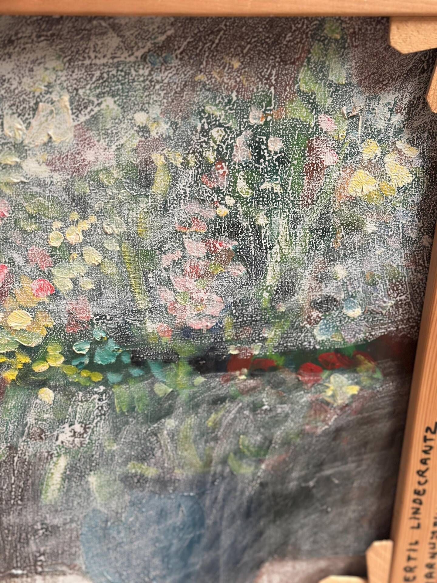 Swedish Oil on Canvas – Landscape by Bertil Lindeqrantz – Vintage