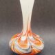 Vase Italy by Carlo Moretti 1970 opaline orange black