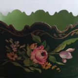 Glass cooler painted sheet metal directory cache pot