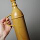 Ceramic bottle / jug / carafe in vintage stoneware style from the 60s-70s.