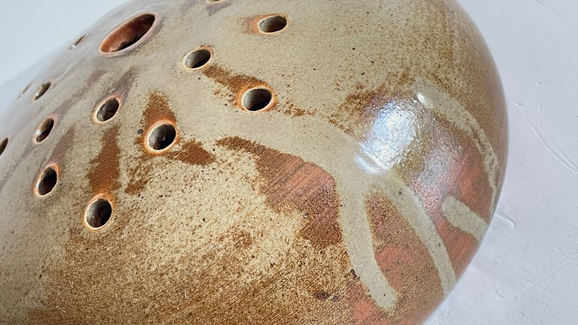 Vintage flower pick table centerpiece