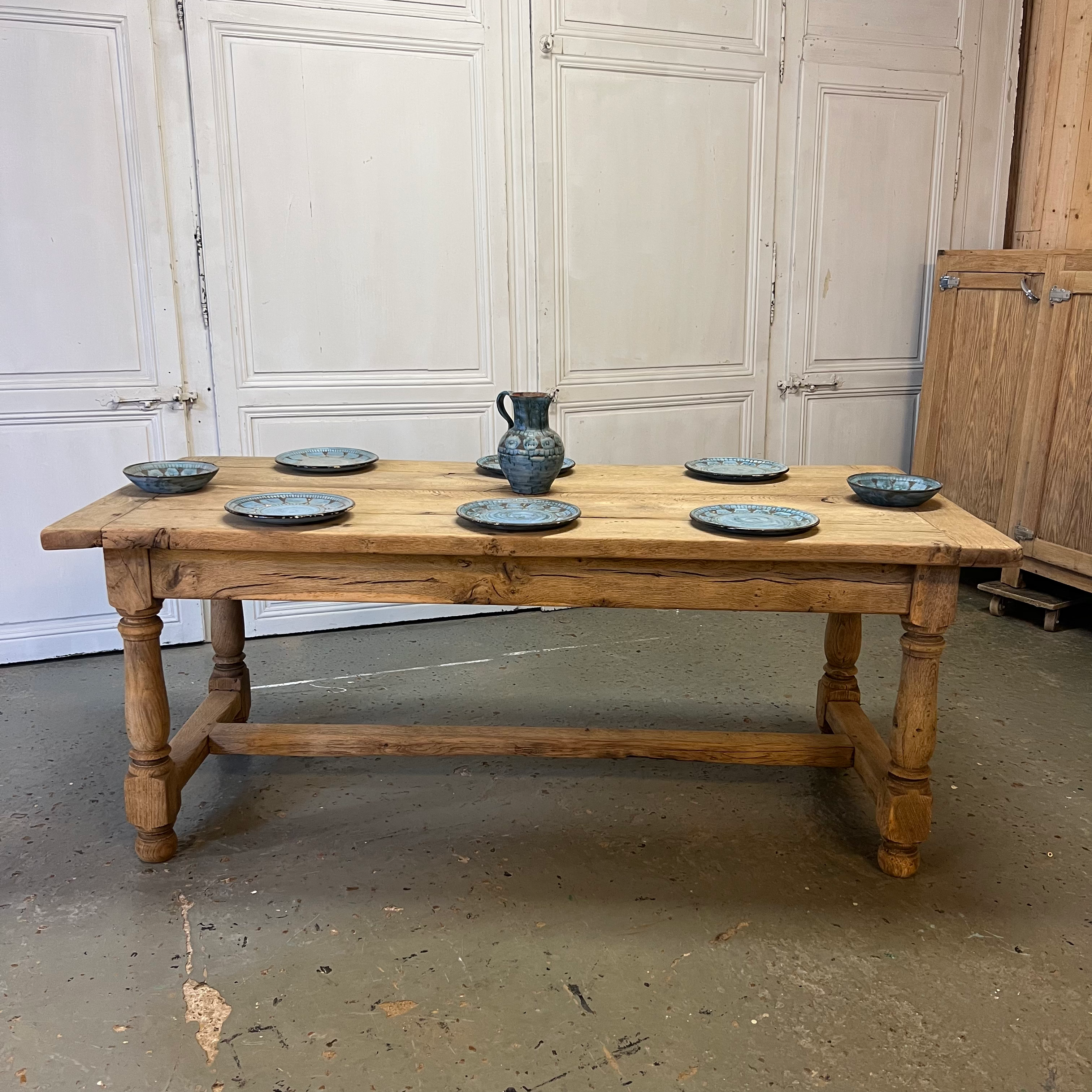 19th-century farmhouse table