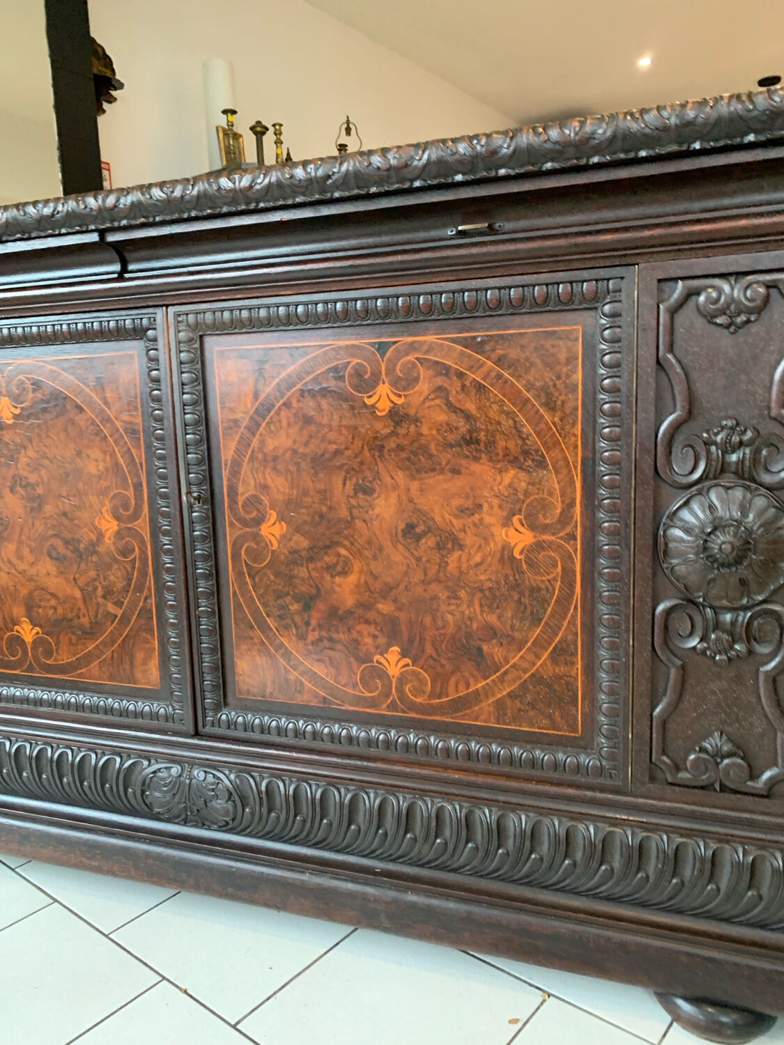 Antique Art Nouveau Furniture Germany Marquetry Circa 1900