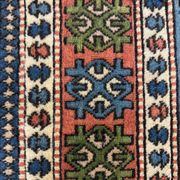 Turkish Kazak rug 270x166 cm vintage carpet, tribal handwoven large 2526