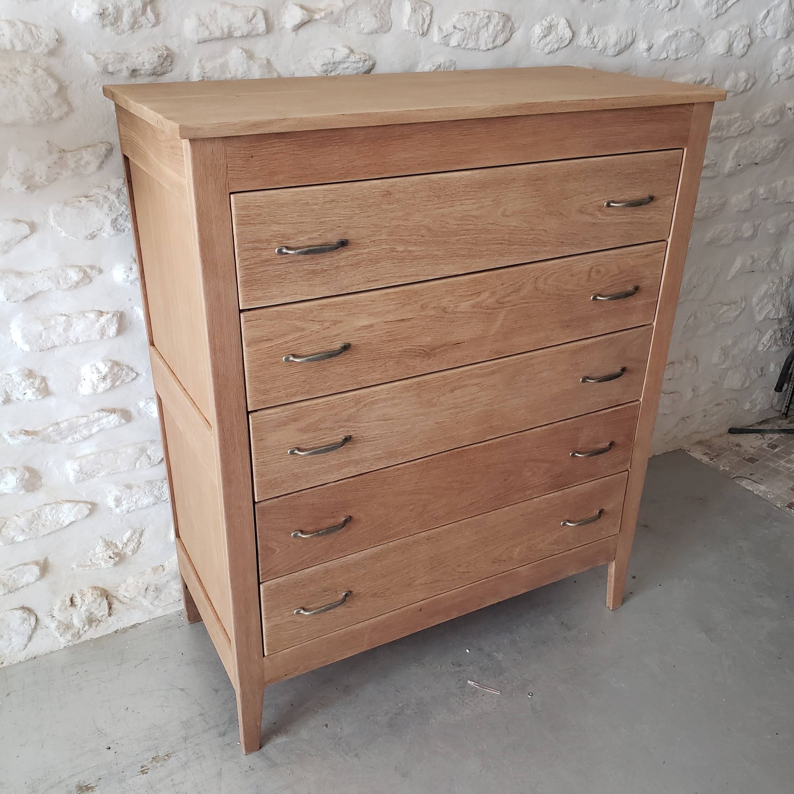 Commode en chêne XXL