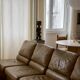 Lot de 5 chauffeuses en cuir vintage