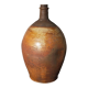 Potter bottle enamelled earth art-populaire XIXth