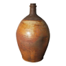 Potter bottle enamelled earth art-populaire XIXth