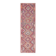 1970s Turkish Oushak Handmade Wool Cotton Pink Runner Rug 94x322