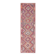 1970s Turkish Oushak Handmade Wool Cotton Pink Runner Rug 94x322
