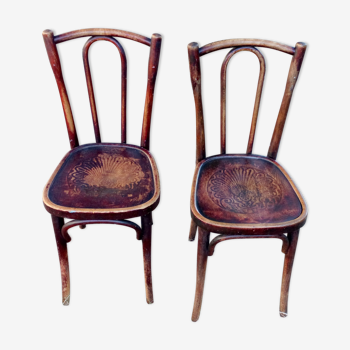 Duo de 2 chaises bistrot